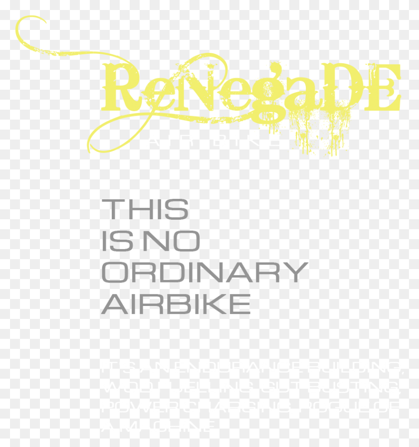 820x880 Renegade Air Bike Logo, Flyer, Poster, Paper HD PNG Download