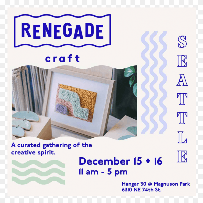 Renegade Craft Fair Seattle, Advertisement, Poster, Flyer HD PNG Download