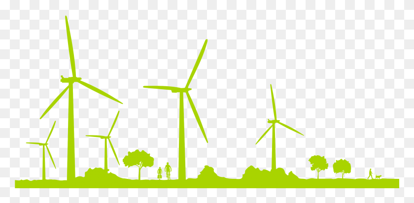2579x1167 Renewable Energy Transparent Background Wind Turbine, Engine, Motor, Machine HD PNG Download