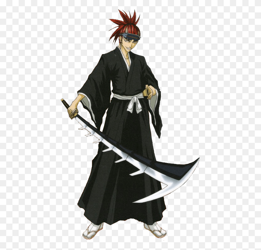 451x745 Renji Abarai, Samurai, Person, Human HD PNG Download