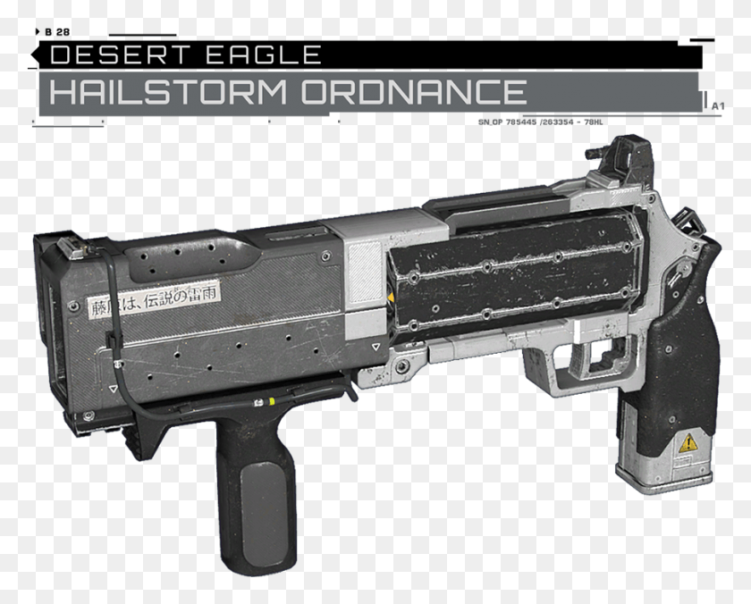901x712 Replaces Desert Eagle With Hailstorm Ordnance From Assault Rifle, Gun, Weapon, Weaponry HD PNG Download