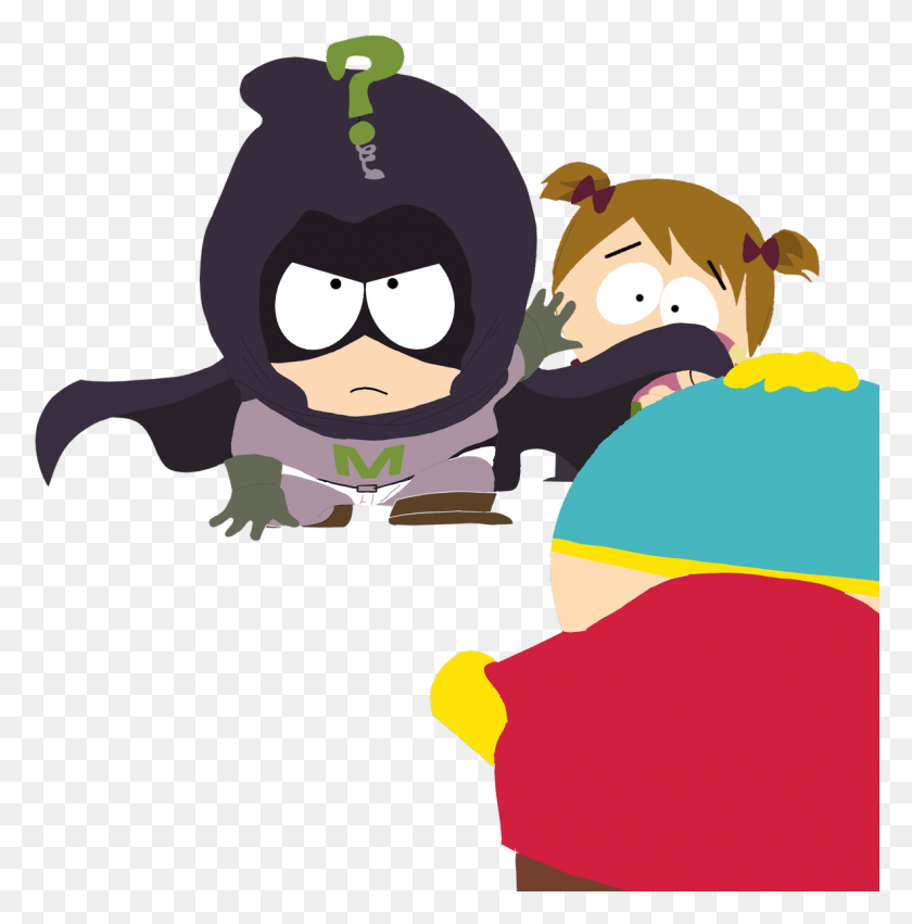 1181x1198 Replies 3 Retweets 16 Likes South Park Mysterion Transparent, Face, Hug, Plant HD PNG Download