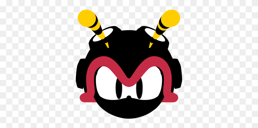 349x356 Reply 0 Retweets 3 Likes Charmy Bee Logo, Mustache, Clothing, Apparel HD PNG Download