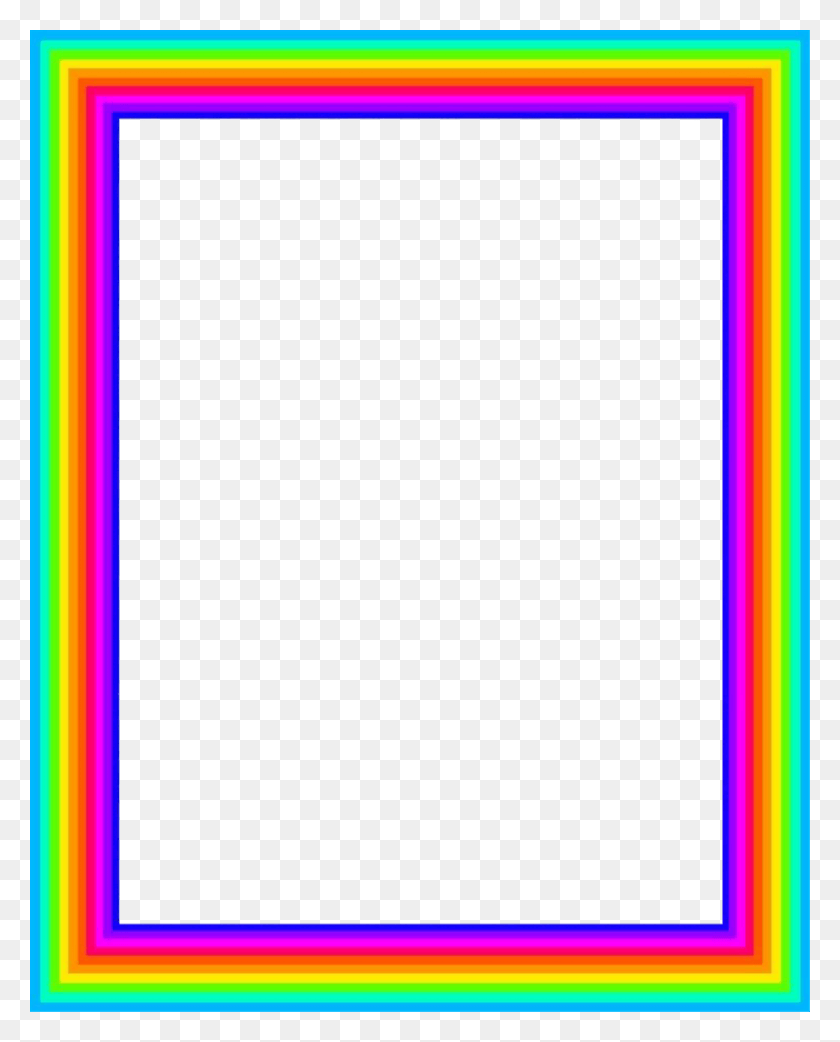 Report Abuse Rainbow Border Line Transparent, Light, Monitor, Screen HD PNG Download