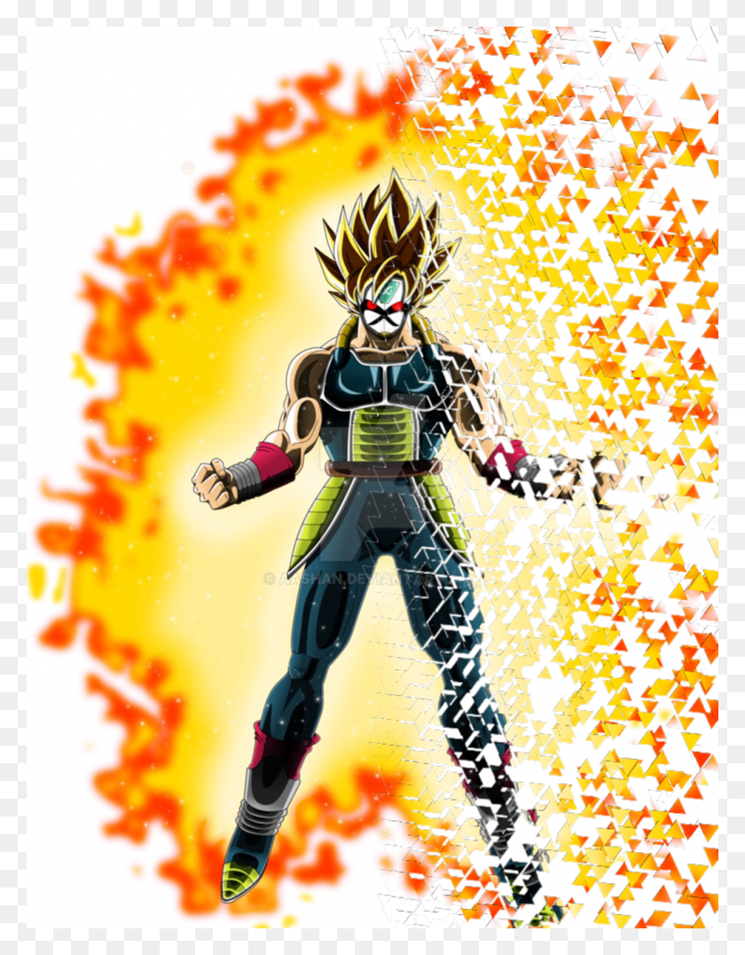 1024x1335 Report Abuse Time Breaker Bardock Ssj, Graphics, Poster HD PNG Download