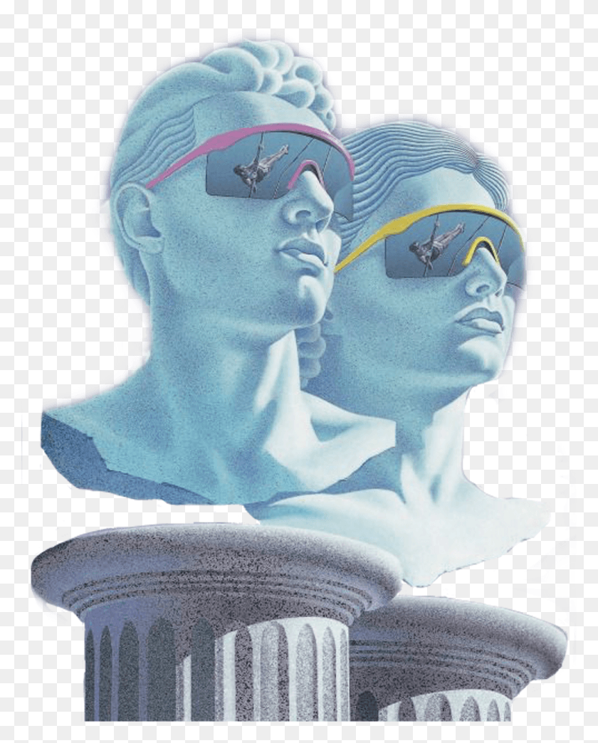 1024x1293 Report Abuse Vaporwave, Person, Human HD PNG Download