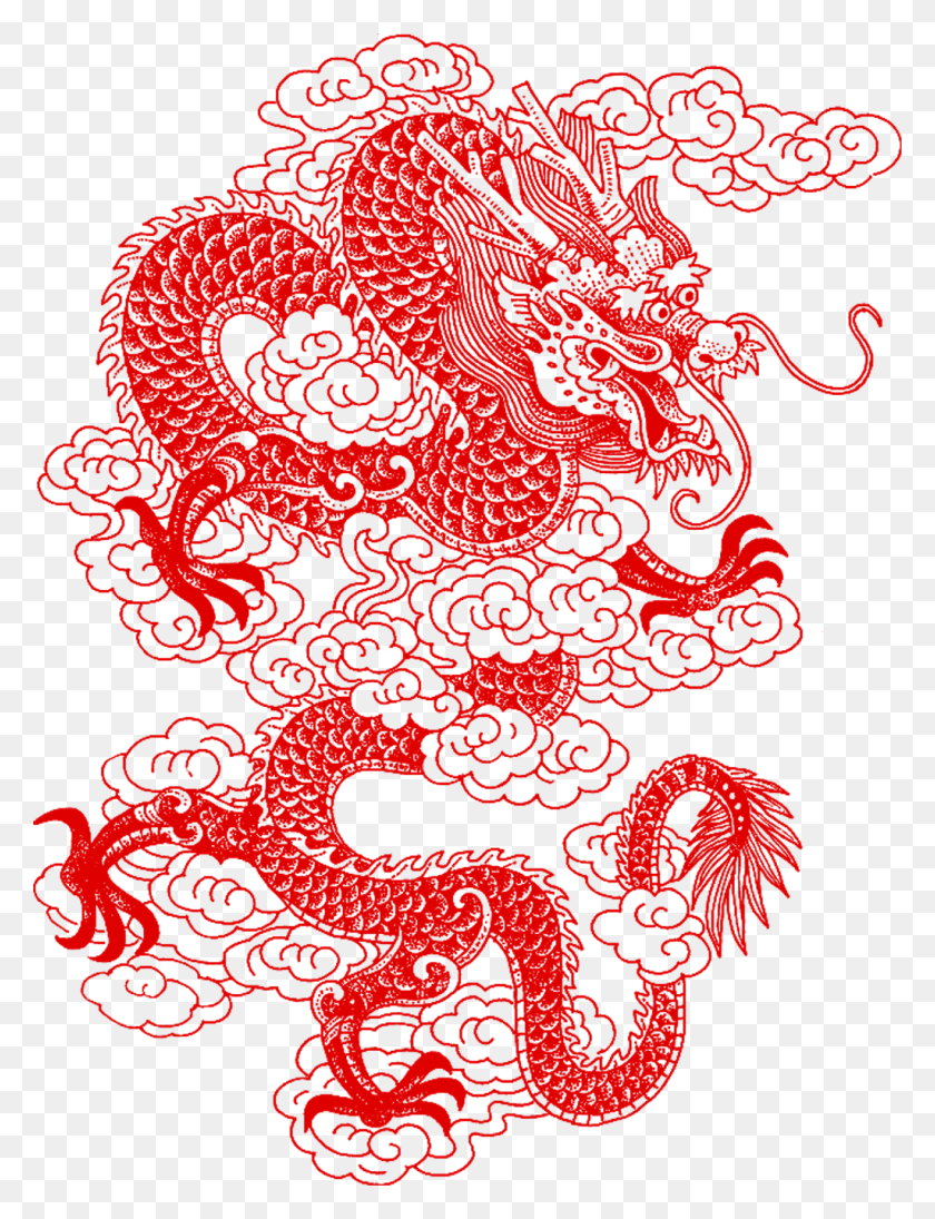 1024x1360 Reportar Abuso Chinese Dragons Line Art, Dragon, Pattern, Paisley HD PNG Download