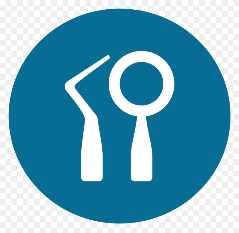 833x811 Representative Dental Tools Icon For Nicole Kuske Dentistry Google Maps Walk Icon, Number, Symbol, Text HD PNG Download