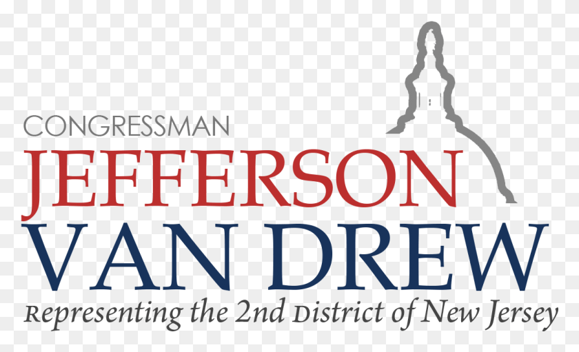 1073x621 Representative Jefferson Van Drew Graphic Design, Text, Alphabet, Logo HD PNG Download