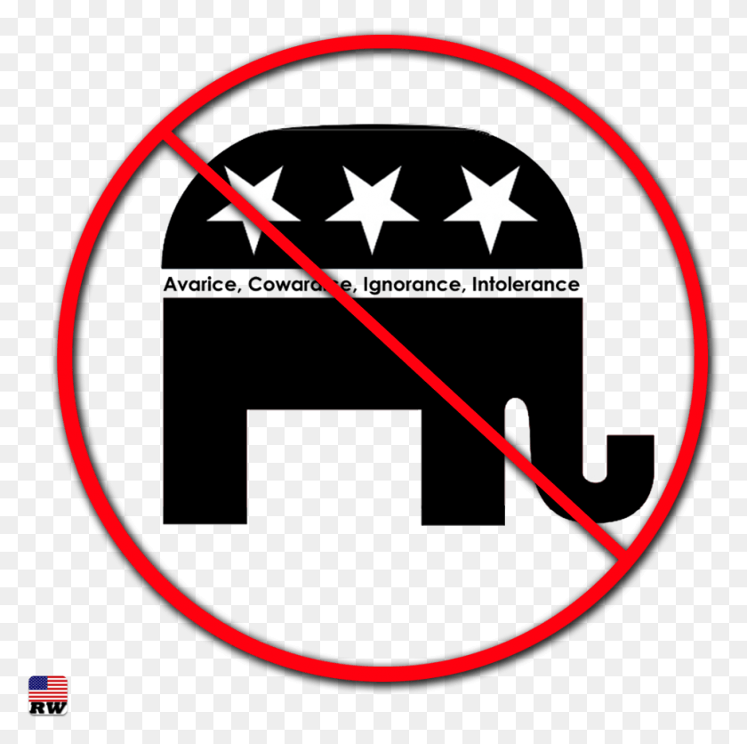 957x953 Republican Elephant, Symbol, Star Symbol, Logo HD PNG Download