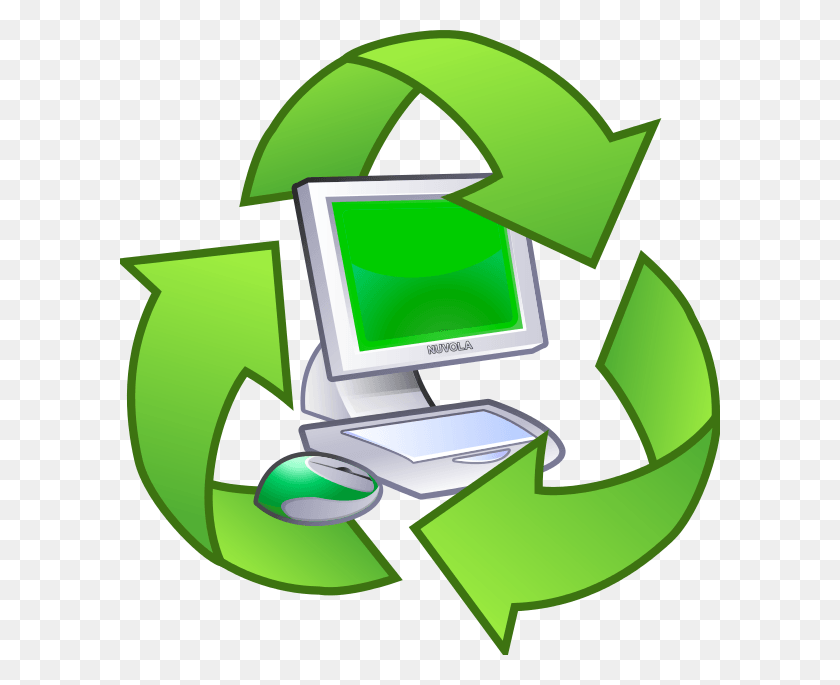 600x625 Repurposing Your Old Pc Transparent Background Recyclable Logo, Recycling Symbol, Symbol HD PNG Download