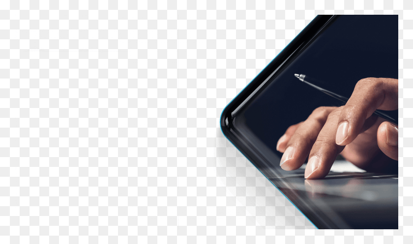 1400x786 Request A Demo Tablet Computer, Person, Human, Electronics HD PNG Download