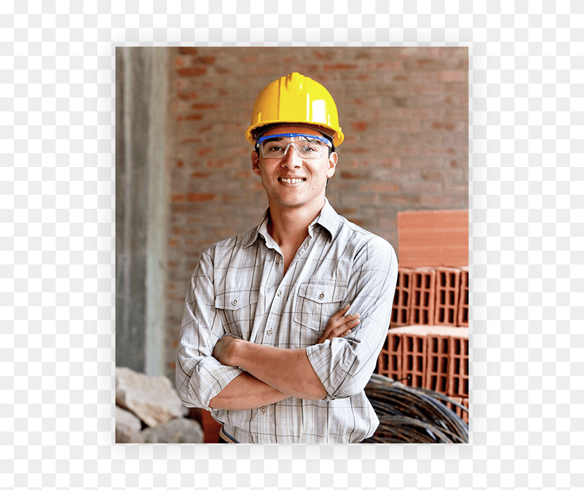 582x644 Request A Quote Hard Hat, Clothing, Apparel, Person Descargar Hd Png