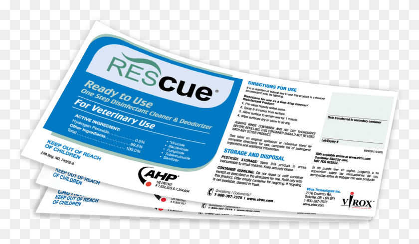 1812x999 Rescue Rtu Workplace Label Product Image Rescue Peroxide Label, Poster, Advertisement, Flyer HD PNG Download