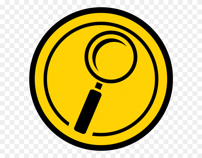 598x598 Research Icon Circle, Magnifying, Text HD PNG Download