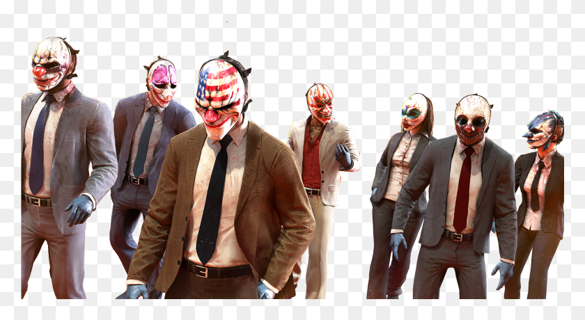 1921x987 Reservoir Dogs Heist Payday 2 Reservoir Dogs Heist, Clothing, Apparel, Person HD PNG Download