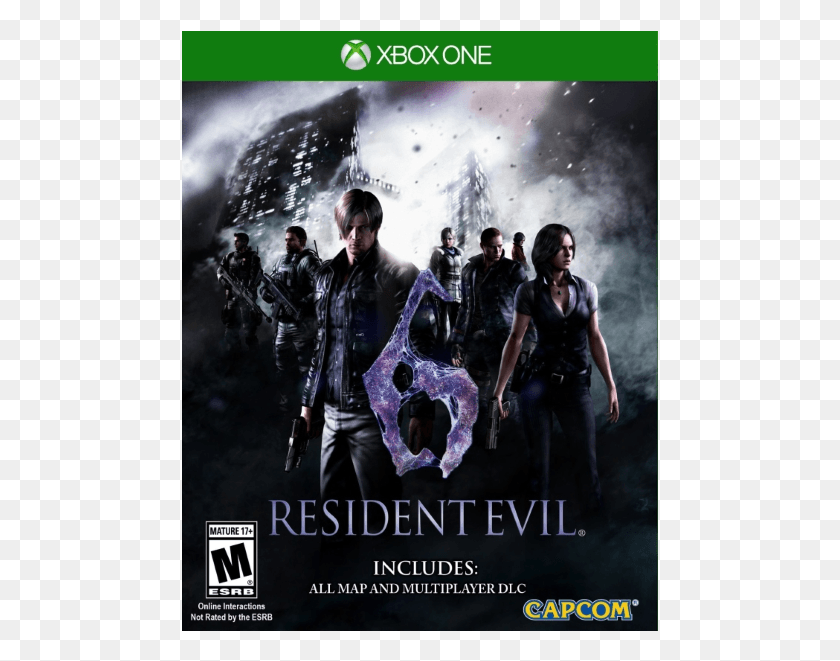477x601 Descargar Png / Resident 6 Xbox One, Persona, Humano, Cartel Hd Png