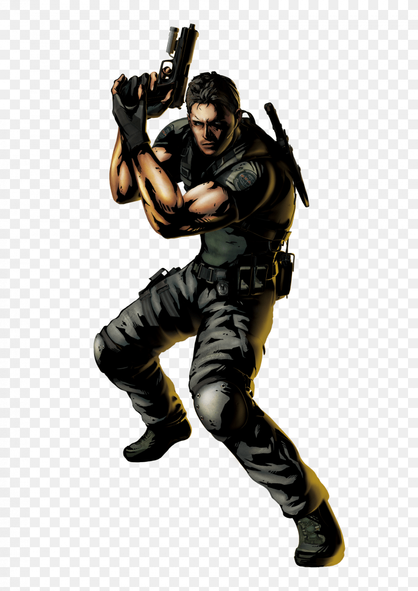 Resident Evil 1996 Chris, Person, People, Adult, Man PNG