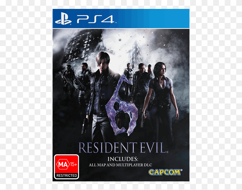 477x601 Resident Evil 6 Resident Evil 6 Ps4 Cover, Poster, Advertisement, Person HD PNG Download