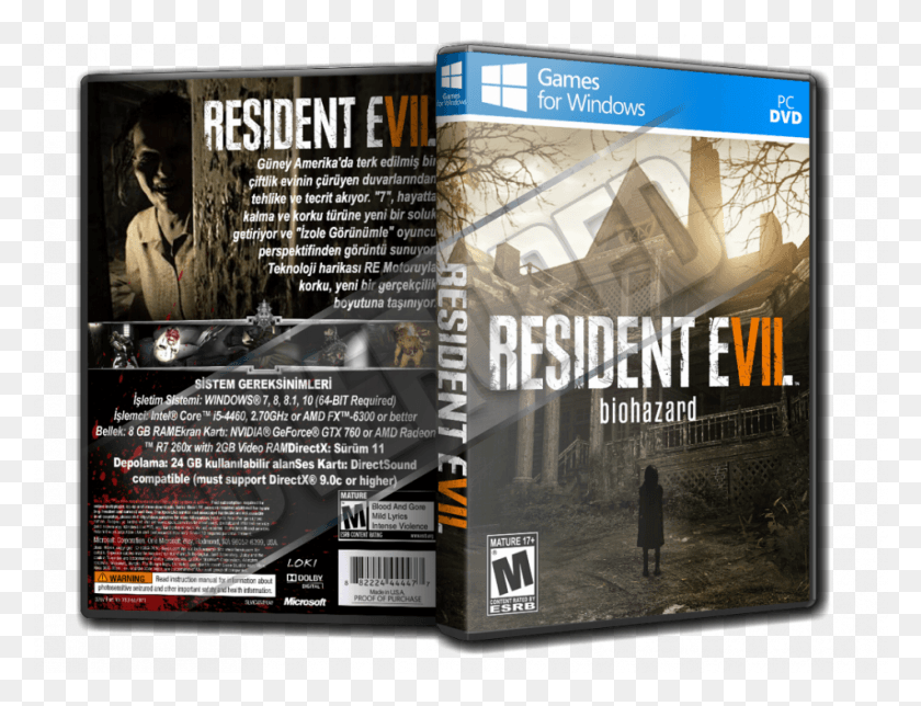 951x713 Resident Evil 7 Pc, Advertisement, Poster, Person HD PNG Download