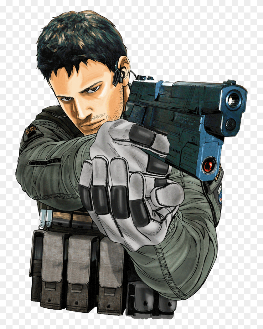 745x992 Descargar Png Resident Evil Heavenly Island Claire Chris Redfield Png