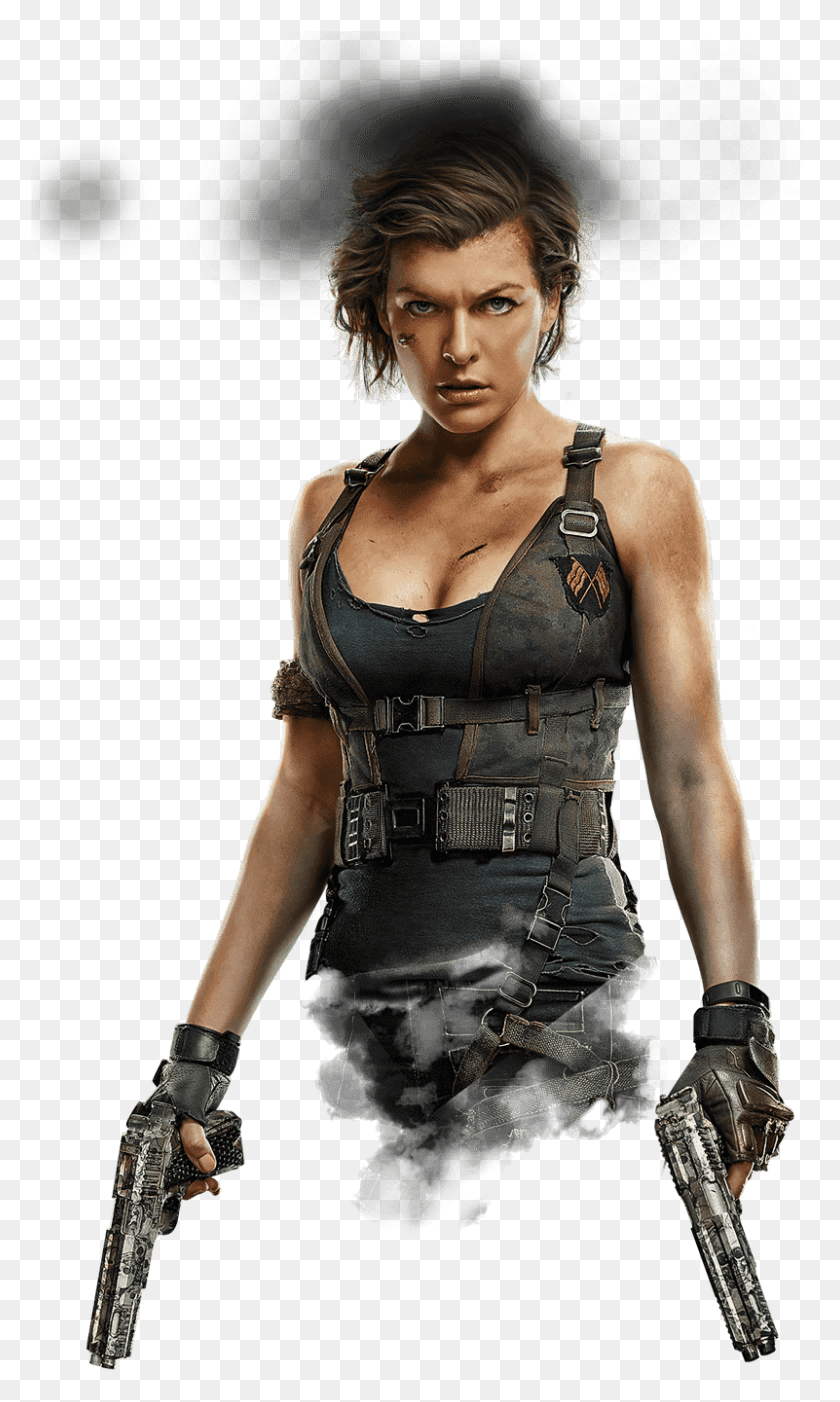 801x1379 Descargar Png Resident Evil Resident Evil Final Chapter Alice, Persona, Humano, Ropa Hd Png