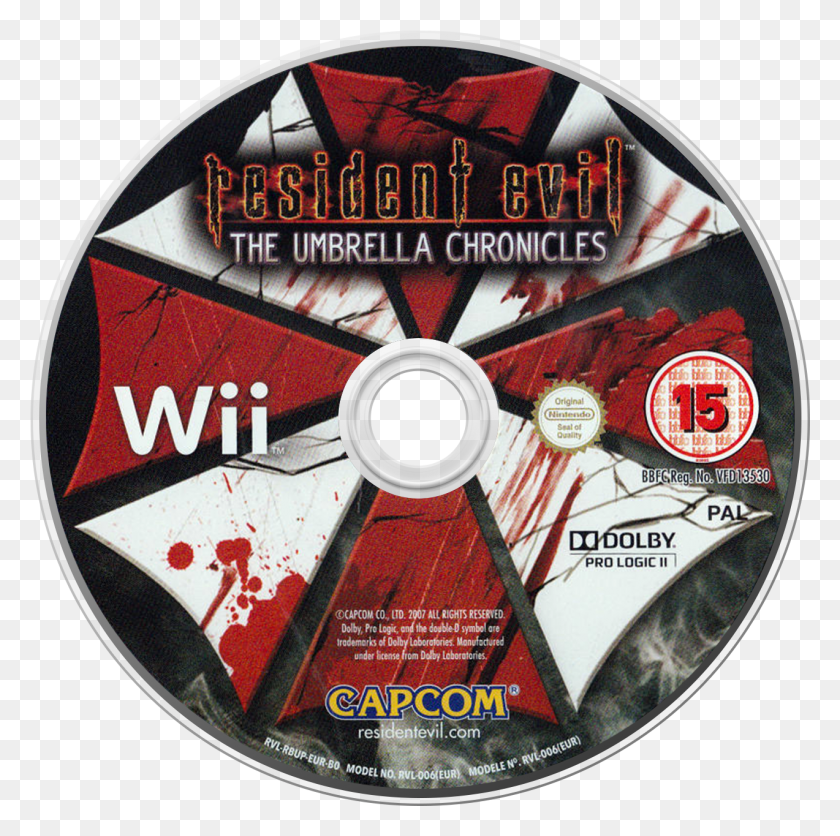 1273x1267 Resident Evil Resident Evil The Umbrella Chronicles Cd, Disk, Dvd HD PNG Download