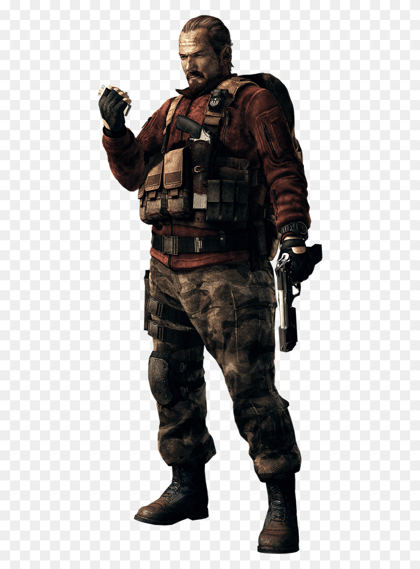450x1077 Resident Evil Revelations 2 Two Re Revelations 2 Barry, Person, Human, Clothing HD PNG Download