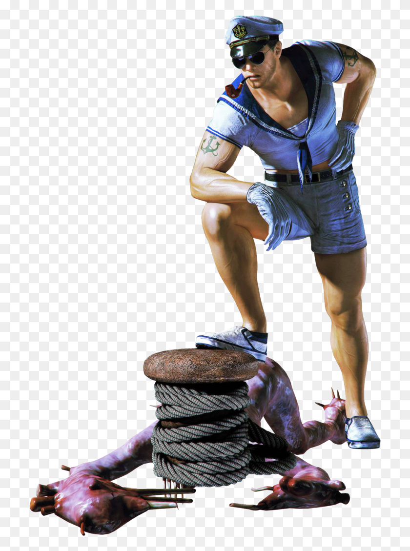 721x1069 Descargar Png Resident Evil Revelations Chris Sailor Outfit, Ropa, Persona Hd Png