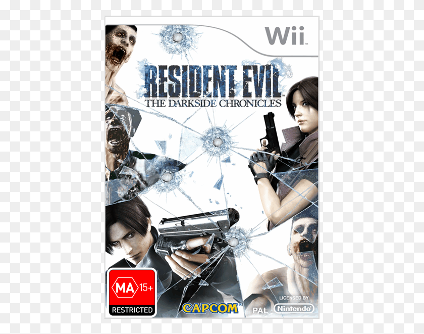 429x601 Resident Evil Wii Darkside, Person, Human, Poster HD PNG Download