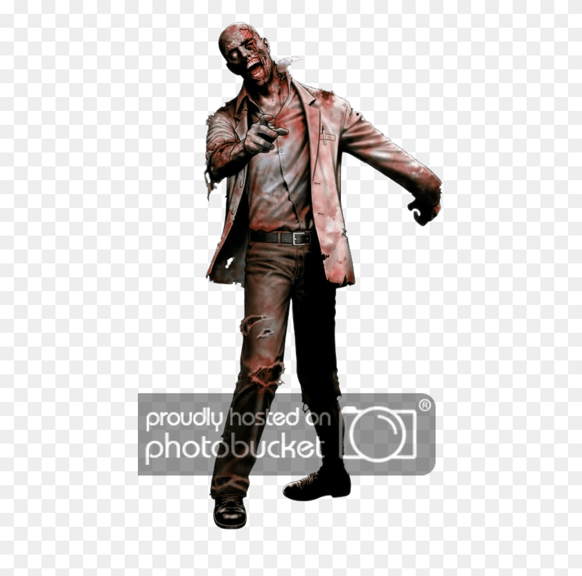 443x771 Descargar Png / Resident Evil Zombie, Ropa, Persona, Escudo Hd Png