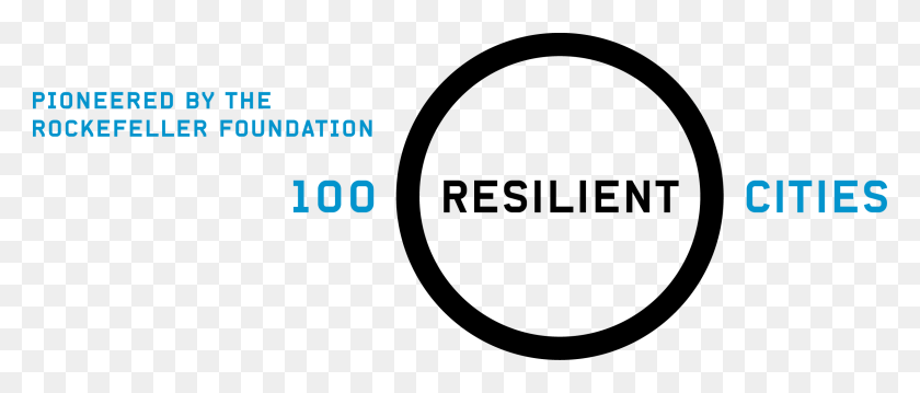 2400x920 Descargar Png / Resilient Cities 100 Resilient Cities Logo, Texto, Etiqueta, Símbolo Hd Png