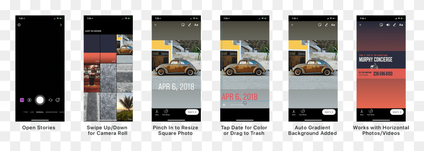 1626x499 Изменить Размер В Instagram Stories Square Instagram Story, Автомобиль, Транспортное Средство, Транспорт Hd Png Скачать