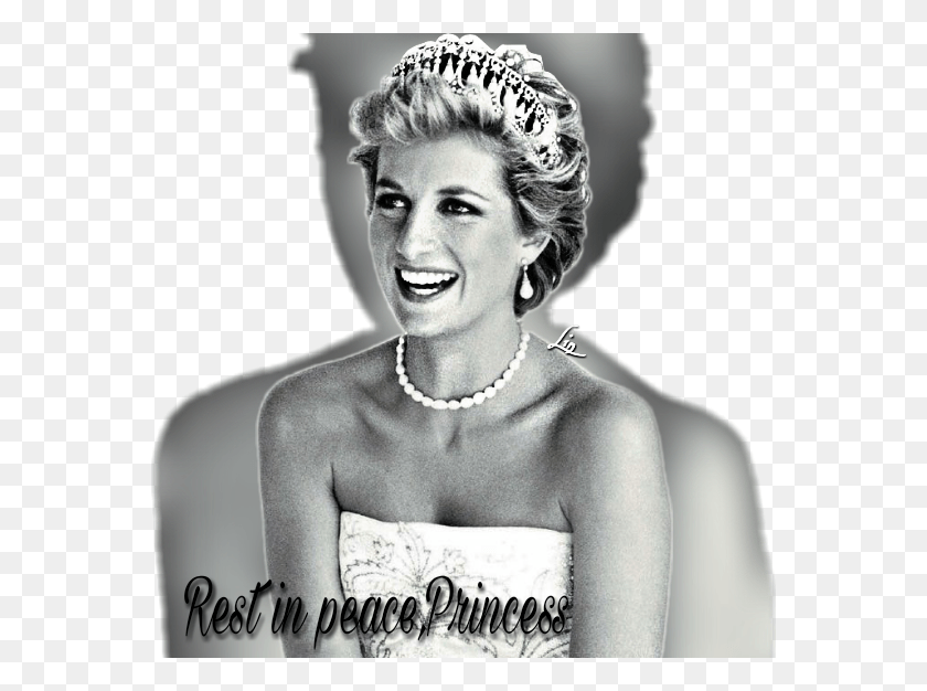 566x566 Rest In Peace Princess Diana Rip Myedit Lin Lady Diana Portrait, Clothing, Apparel, Necklace HD PNG Download