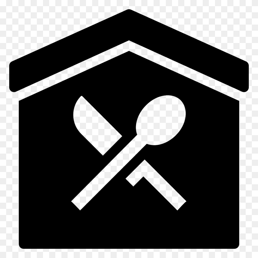 1600x1600 Restaurant Building Icon Police Station Icon, Key, Stencil HD PNG Download