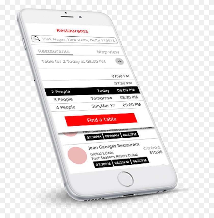 713x798 Restaurants Booking App, Text, Mobile Phone, Phone HD PNG Download