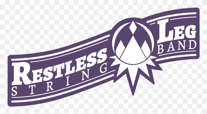 1385x715 Restless Leg String Band Emblem, Symbol, Text, Logo Descargar Hd Png
