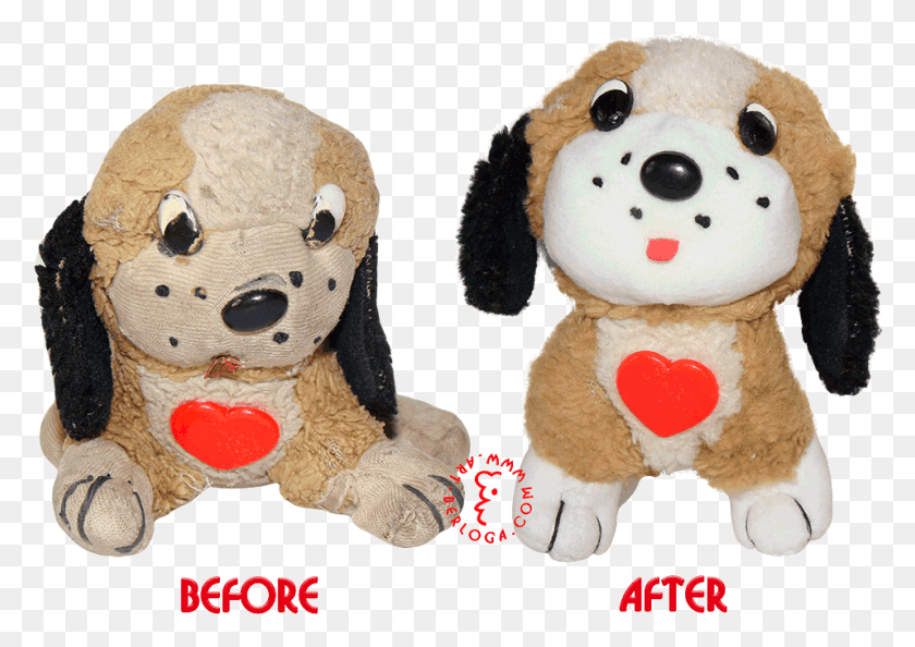 957x656 Restoration Of A Small Dog Stuffed Toy, Plush, Sweets, Food HD PNG Download