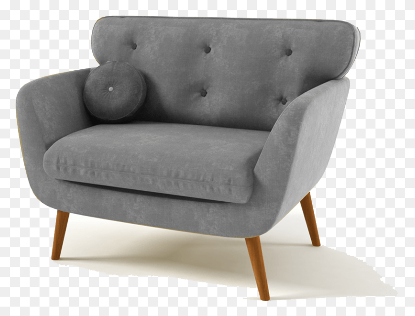 815x605 Resultado De Imagen De Sofa Retro Retro Sofa Chair, Furniture, Armchair, Couch HD PNG Download