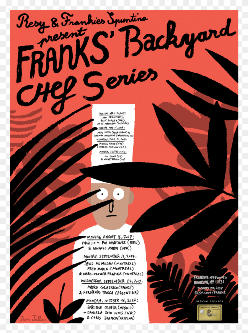 822x1127 Resy Resy Frank39S Backyard Chef Series, Флаер, Плакат, Бумага, Hd Png Скачать