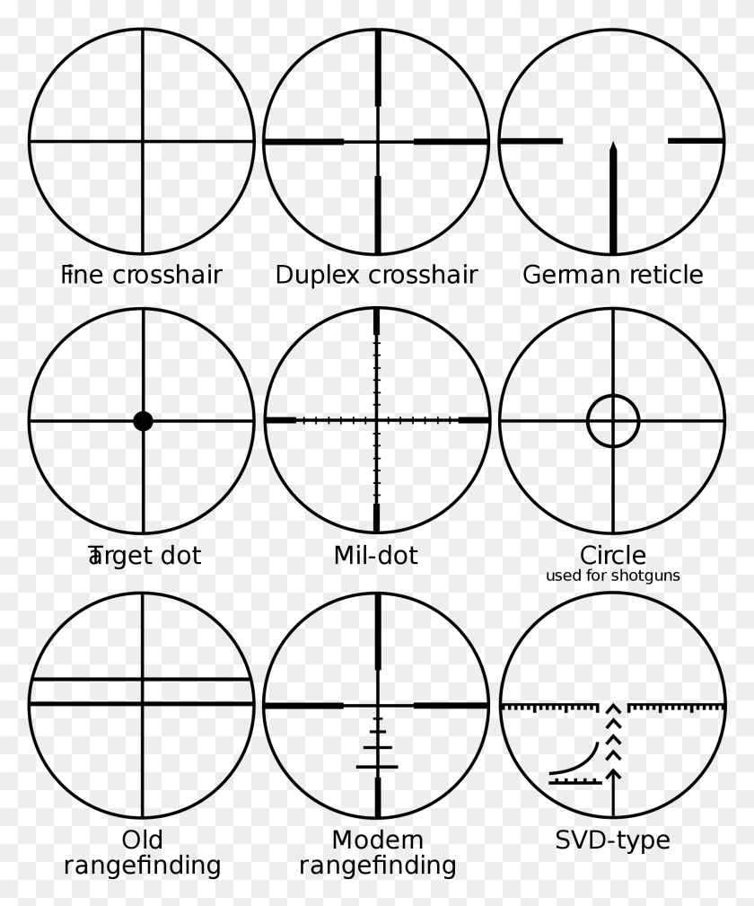 1835x2234 Reticle Scope Reticles, Outdoors, Nature, Astronomy HD PNG Download