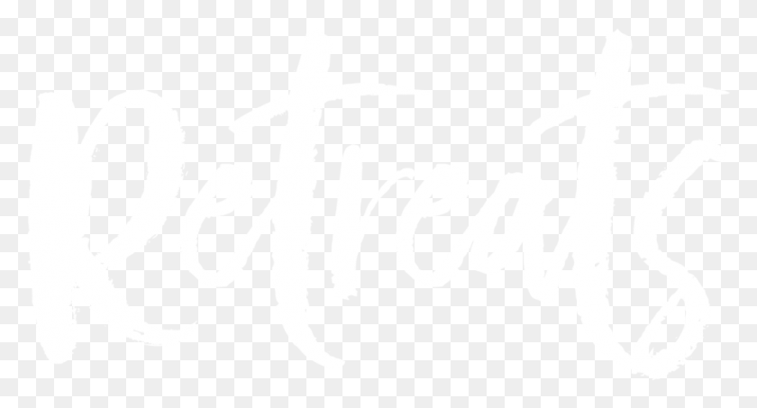 1001x505 Descargar Png Retreatsuc Pequeño Logotipo Blanco De Johns Hopkins, Texto, Caligrafía, Escritura A Mano Hd Png