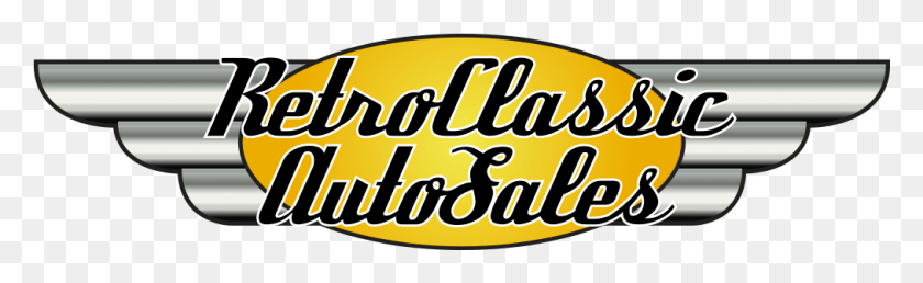 1013x258 Retro Classic Auto Sales, Label, Text, Sticker HD PNG Download
