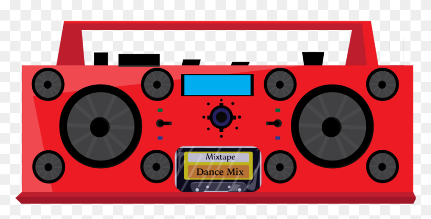 1024x483 Retro Collection Props For Retro Dance, Stereo, Electronics, Speaker HD PNG Download