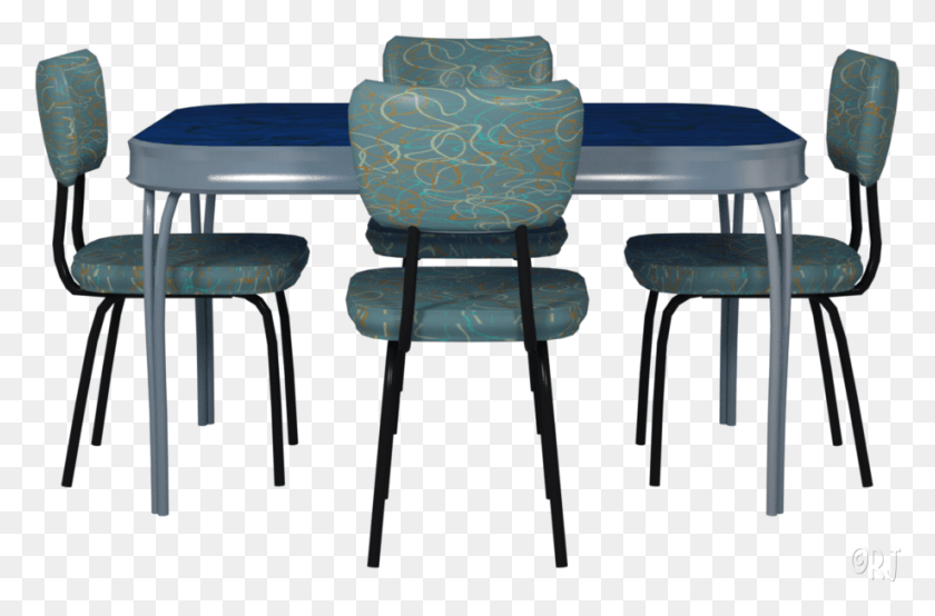 918x582 Retro Kitchen Tables Amp Chairs, Furniture, Chair, Dining Table HD PNG Download