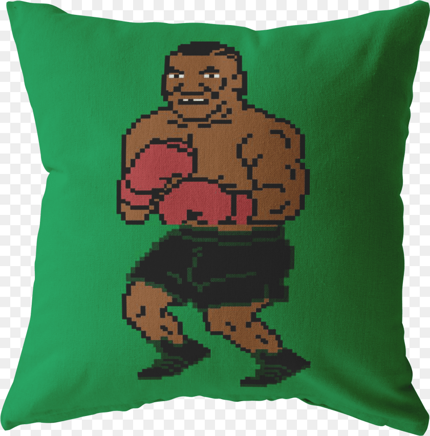 1940x1967 Retro Mike Tyson Punchout Inspired Pillowclass Pillow, Cushion, Home Decor, Baby, Person Clipart PNG