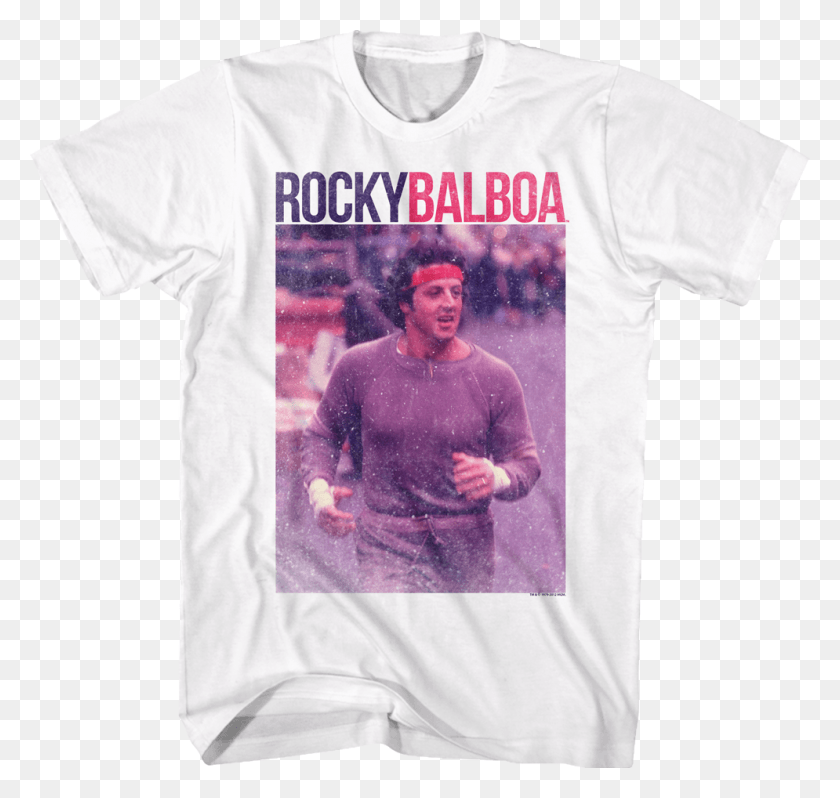 995x942 Retro Rocky Balboa T Shirt, Clothing, Apparel, Person HD PNG Download