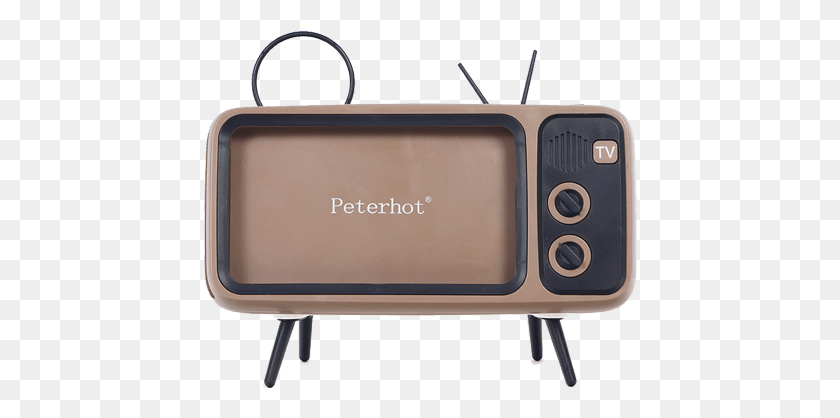 434x358 Retro Tv Smartphone Holder Rear View Mirror, Monitor, Screen, Electronics HD PNG Download