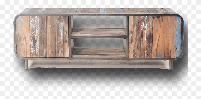 729x354 Retro Upcycled Tv Standmedia Unit Furniture, Sideboard, Table, Cabinet HD PNG Download