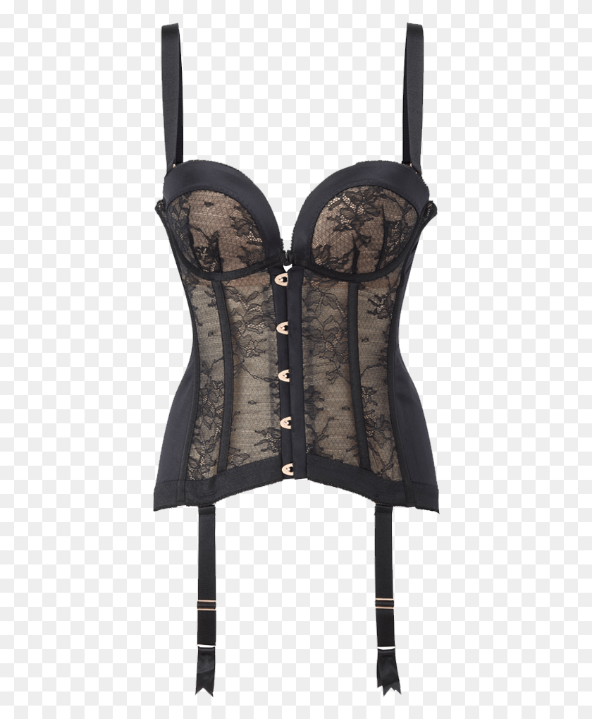 408x959 Retrolution Corset Product Front Women39s Gossard Retrolution Vip Padded Staylo Bra, Clothing, Apparel, Chair HD PNG Download